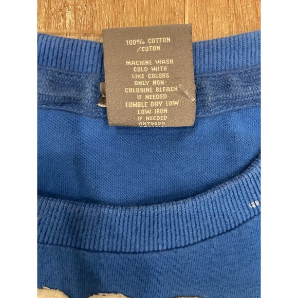 Vintage Y2K Abercrombie Fitch Spell Out Muscle T-Shirt Size L Blue Preppy 2000s - Picture 5 of 8